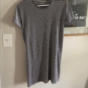 Black and white t shirt dress